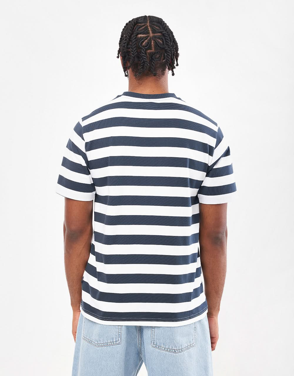 Dickies Rivergrove Striped T-Shirt - Air Force Blue