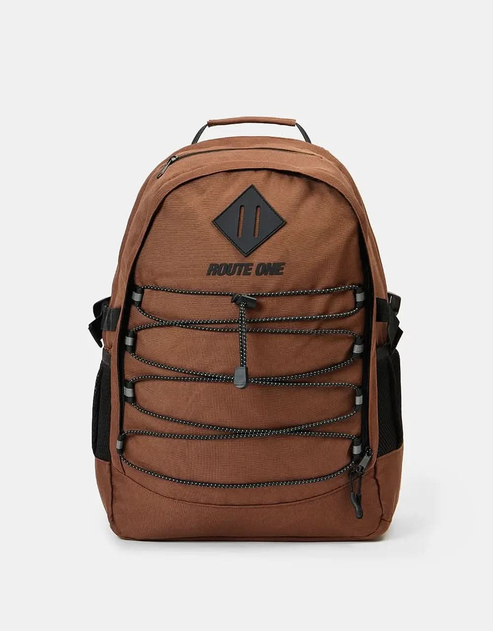 Route One Recycled Tour Backpack - Brown