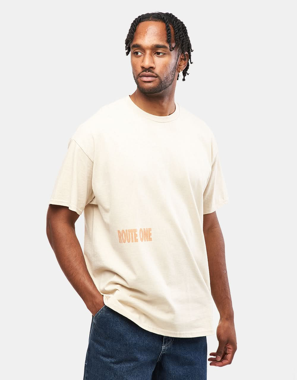 Route One Ascend T-Shirt - Sand