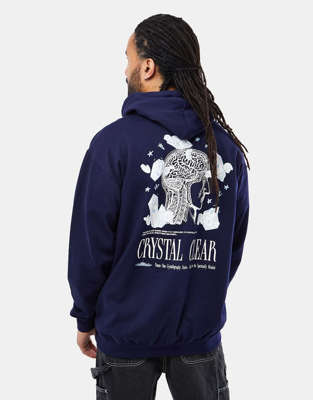 Route One Crystal Clear Pullover Hoodie – Marineblau