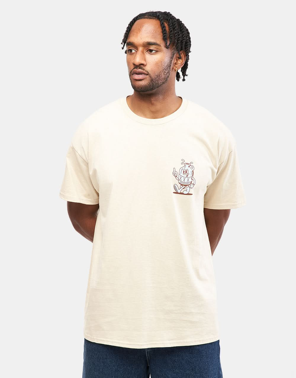 Route One Down The Hatch T-Shirt – Sand