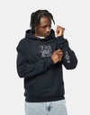 Sudadera con capucha Frog Sheep Friends - Negro