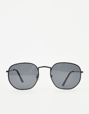 Route One Hex Sunglasses - Black (Black Lens)