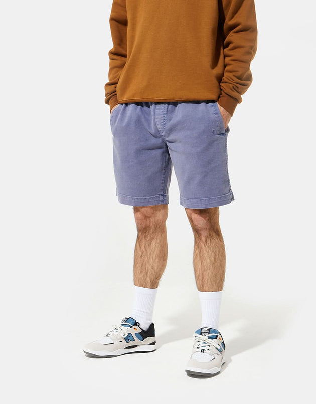 Route One Strike Wash Volley Shorts - Vintage Indigo