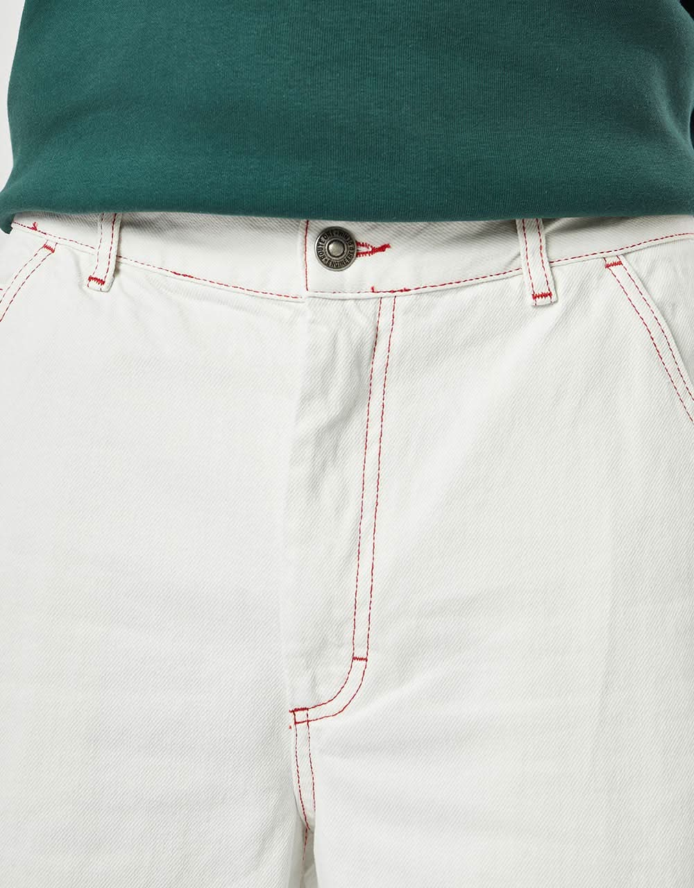 Pantalones cortos vaqueros Route One Super Baggy OG - Crema Marfil