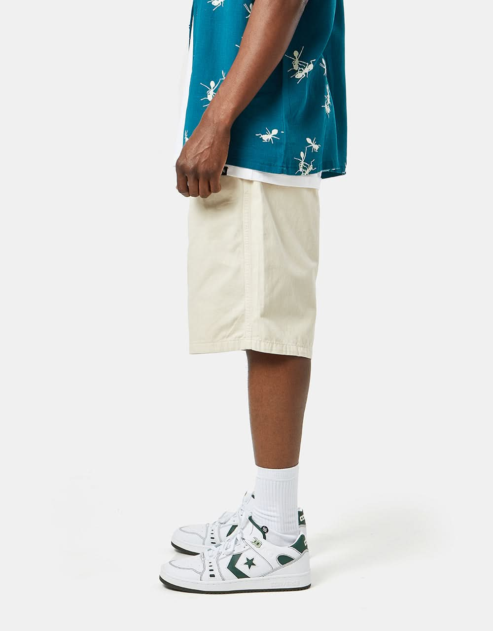 Route One Organic Beach Shorts - Off White