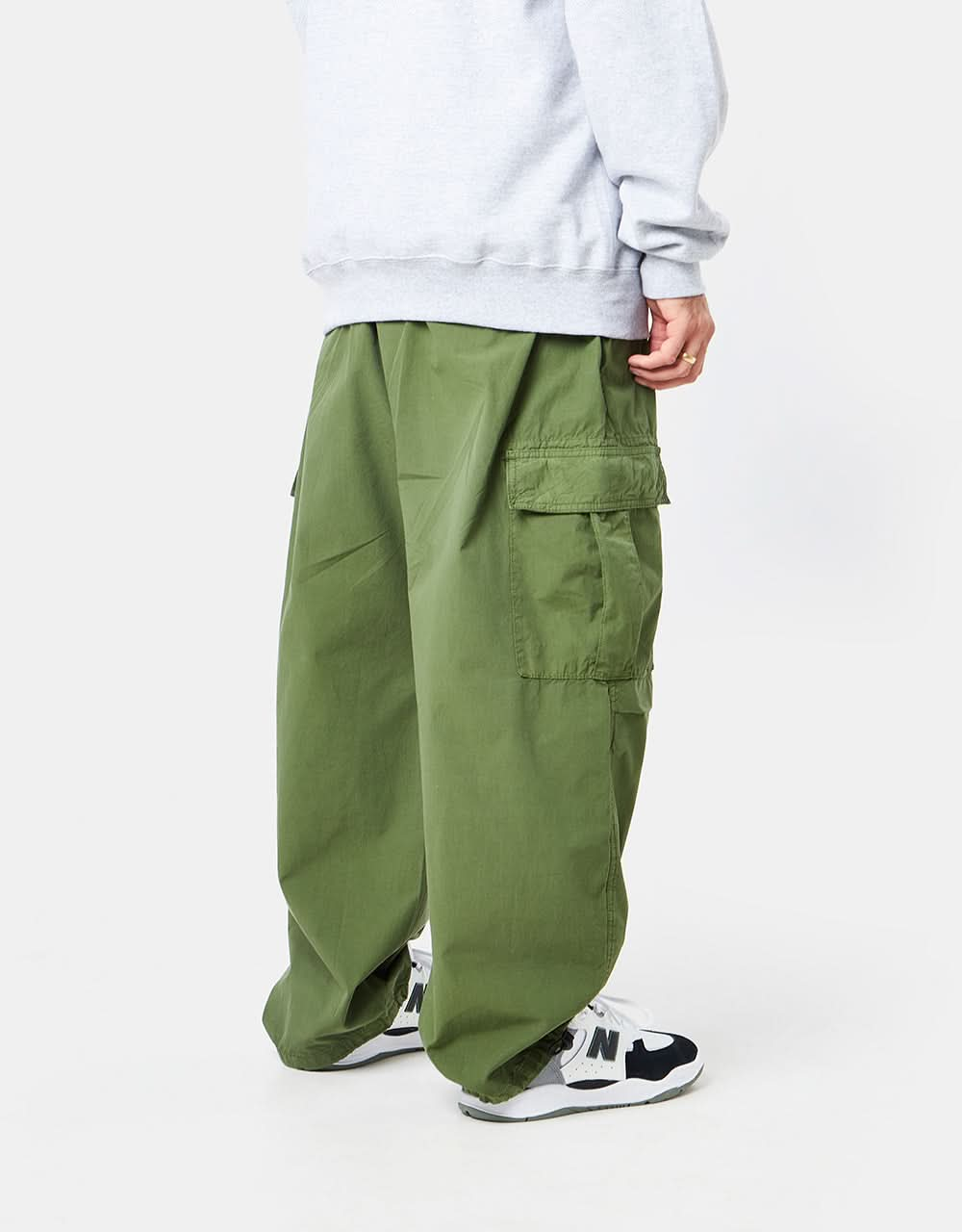 Route One Super Baggy Cargohose – Zypresse