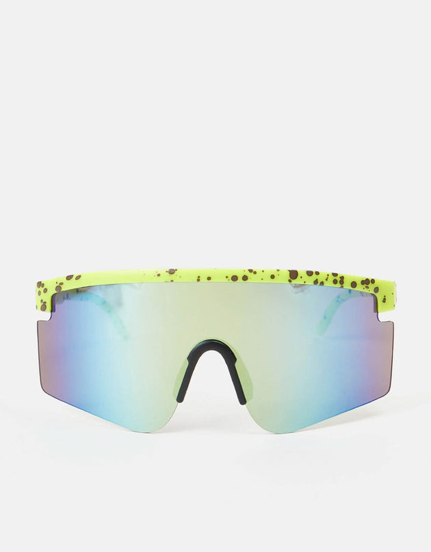 Route One Eastbound Sunglasses - Yellow/Blue Mirror