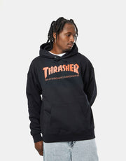 Sweat à capuche Thrasher Skate Mag - Noir/Rouge