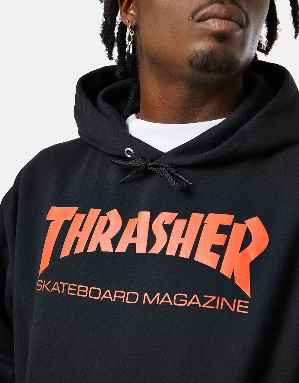 Thrasher Skate Mag Pullover Hoodie – Schwarz/Rot