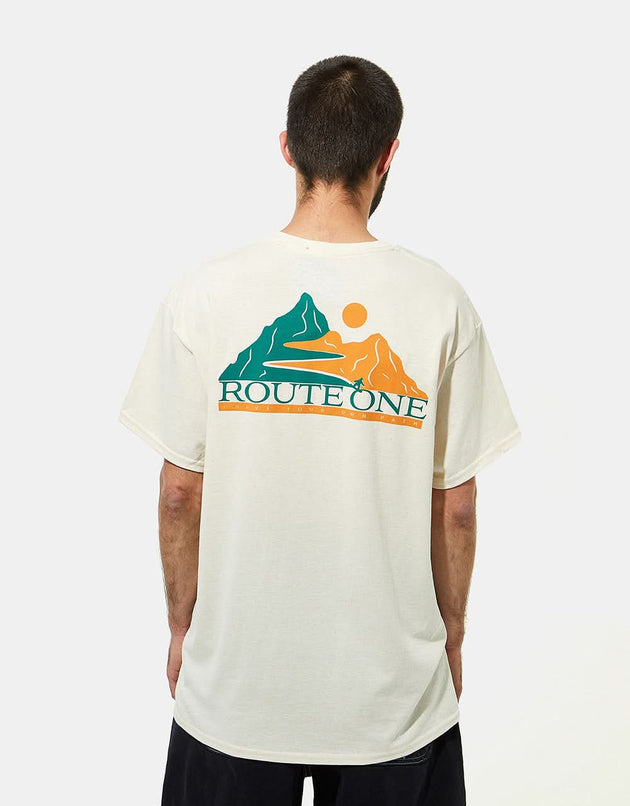 T-shirt Route One Carve Your Own Path - Naturale