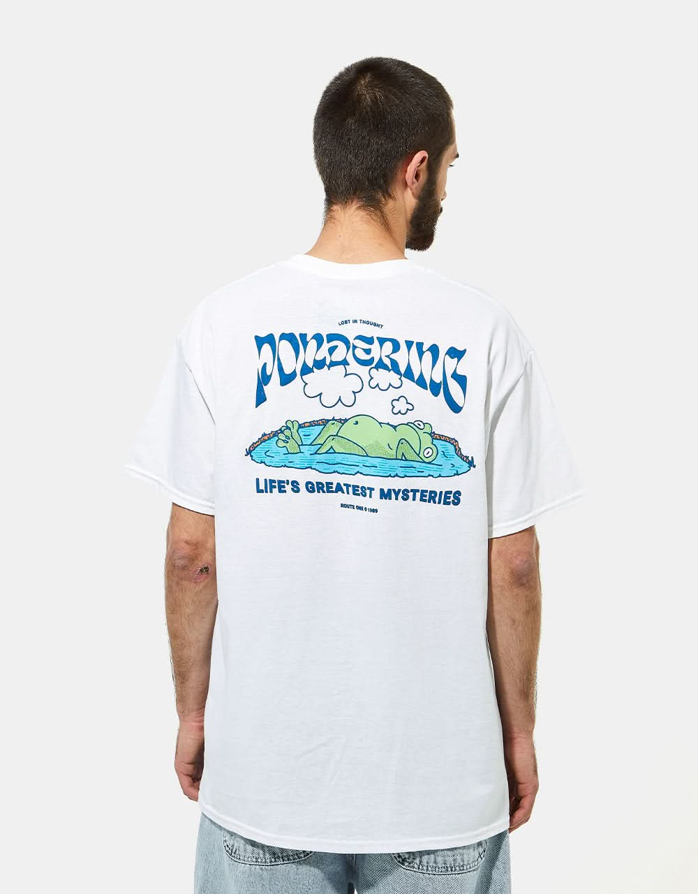 Route One Pondering T-Shirt – Weiß