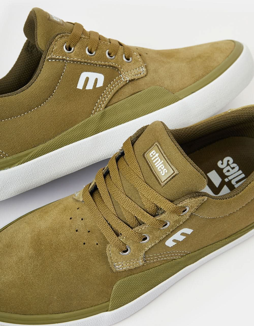 Etnies x Michelin Singleton Vulc XLT Skate Shoes - Olive