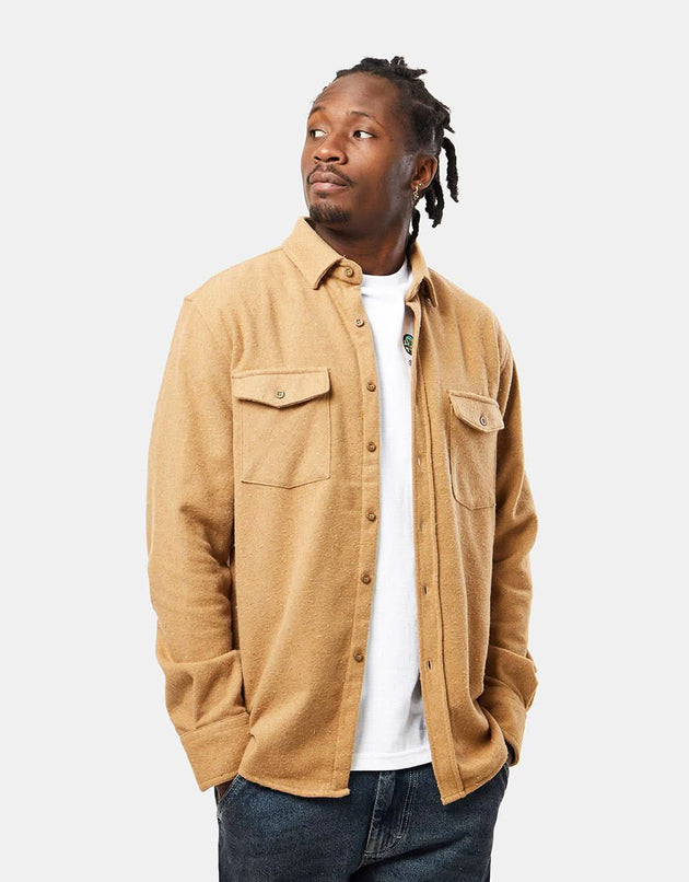 Route One Synwell Flannel Shirt - Biscotti