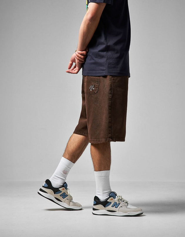 Route One Super Baggy OG Denim Shorts - Gingerbread