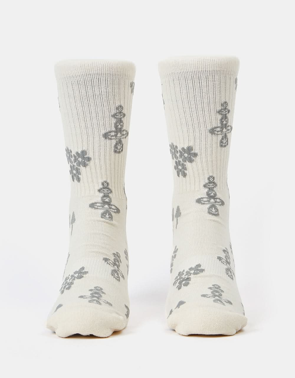 Route One Balance Crew Socks - Ivory Cream