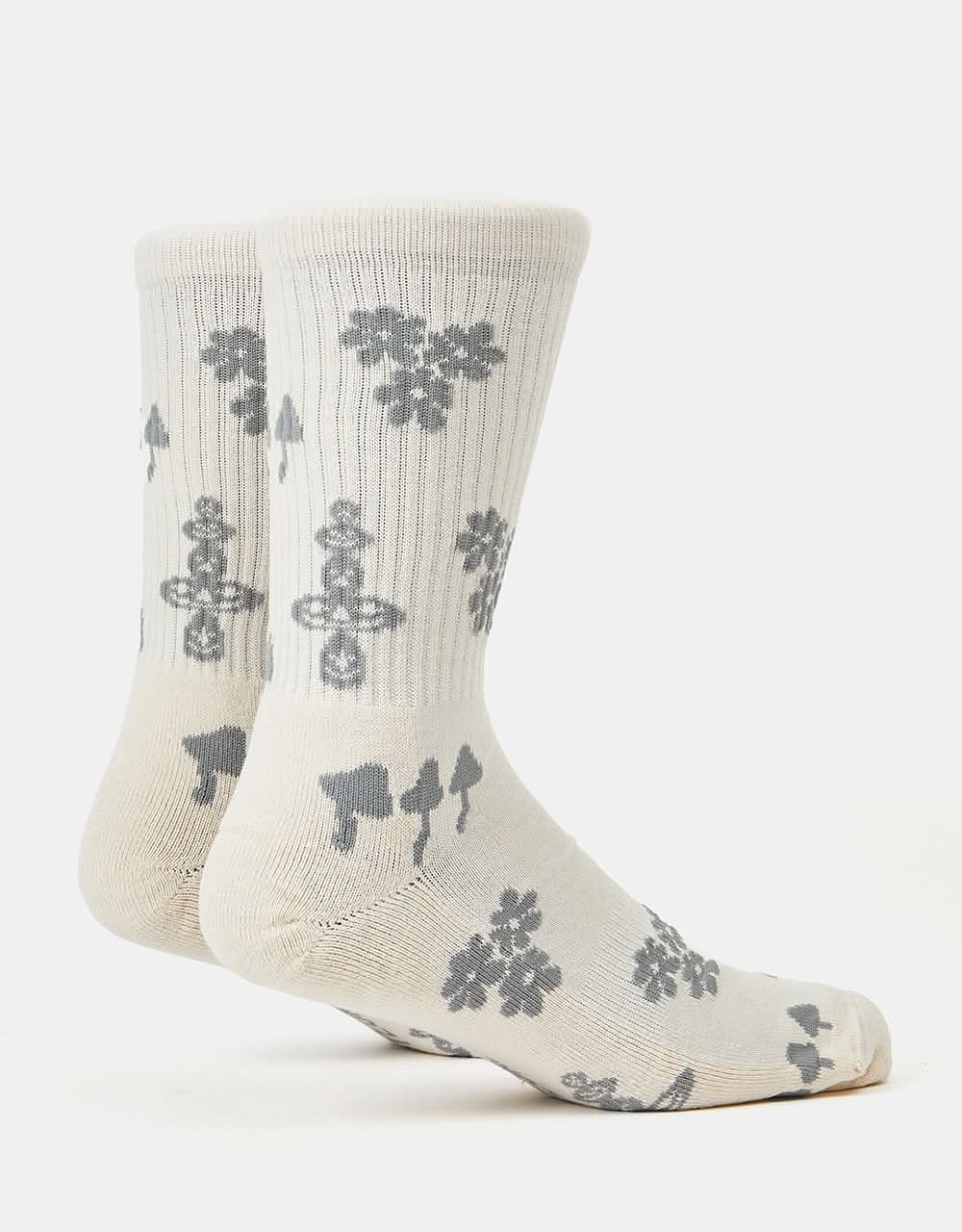 Route One Balance Crew Socks - Ivory Cream