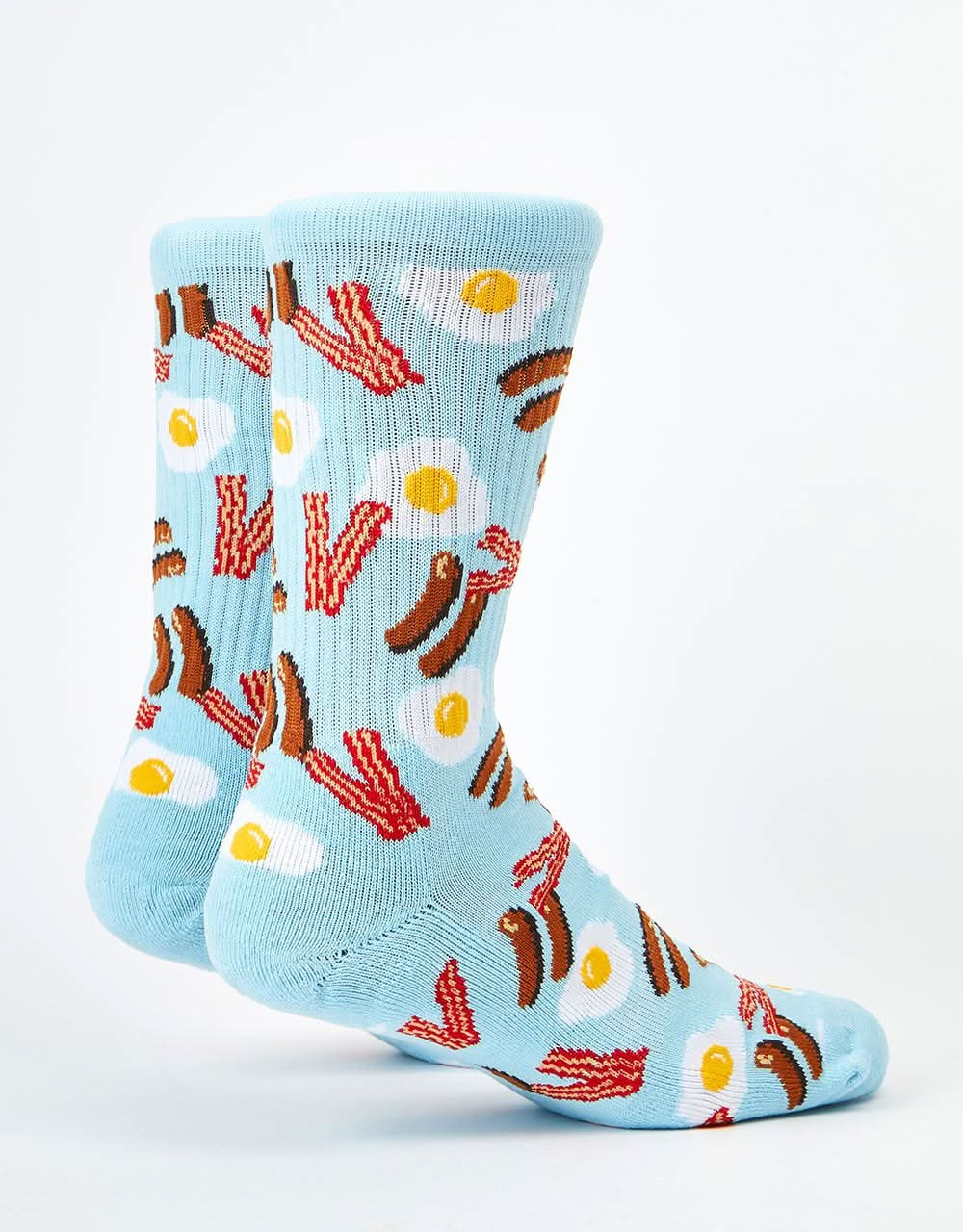 Route One Breakfast Crew Socks -Multi