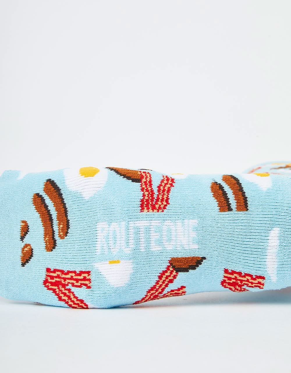 Route One Breakfast Crew Socks -Multi