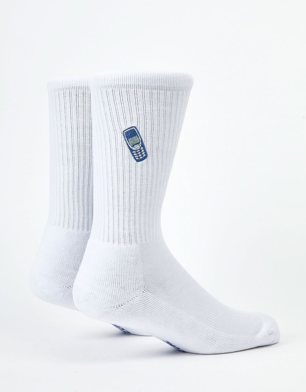 Route One 3310 Crew Socks -White