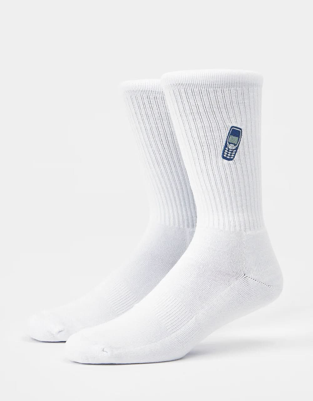 Chaussettes Route One 3310 Crew -Blanc