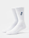 Route One 3310 Crew Socks -White