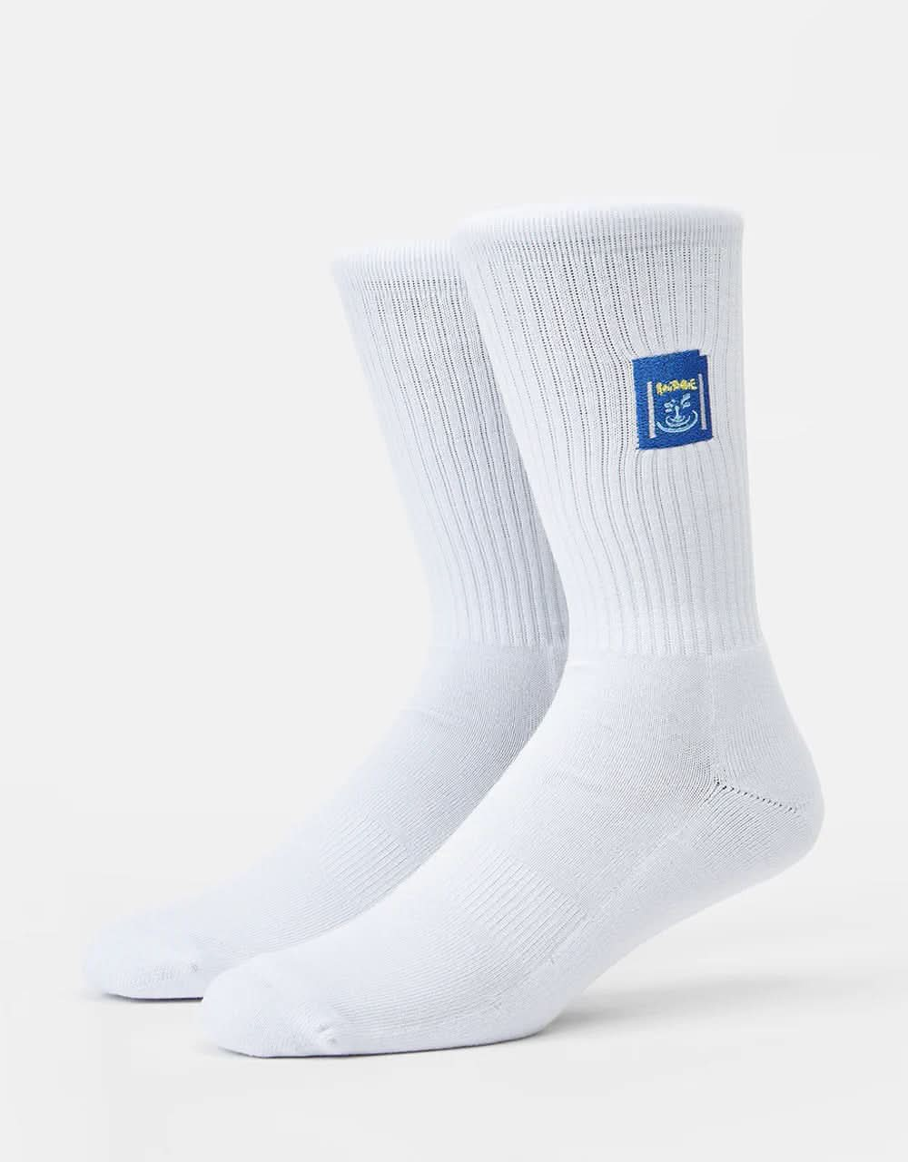 Route One Cartridge Crew Socks -White