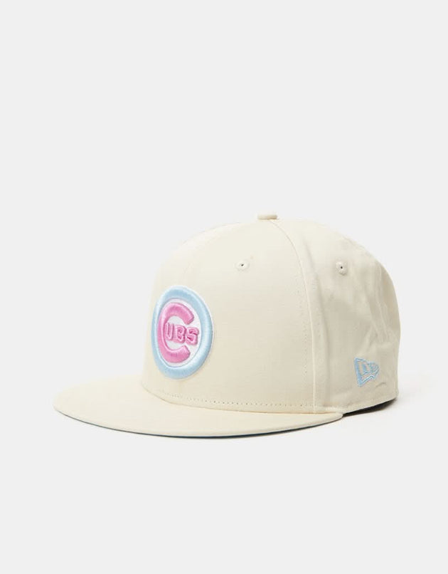 New Era 9Fifty® Chicago Cubs Pastel Patch Cap – Weiß