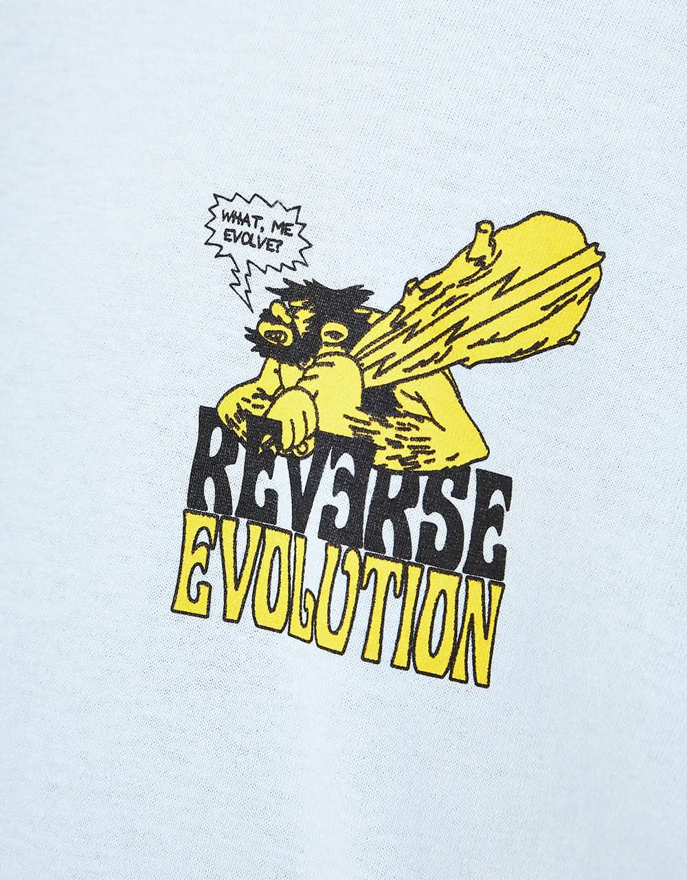 Playdude Reverse Evolution T-Shirt – Babyblau