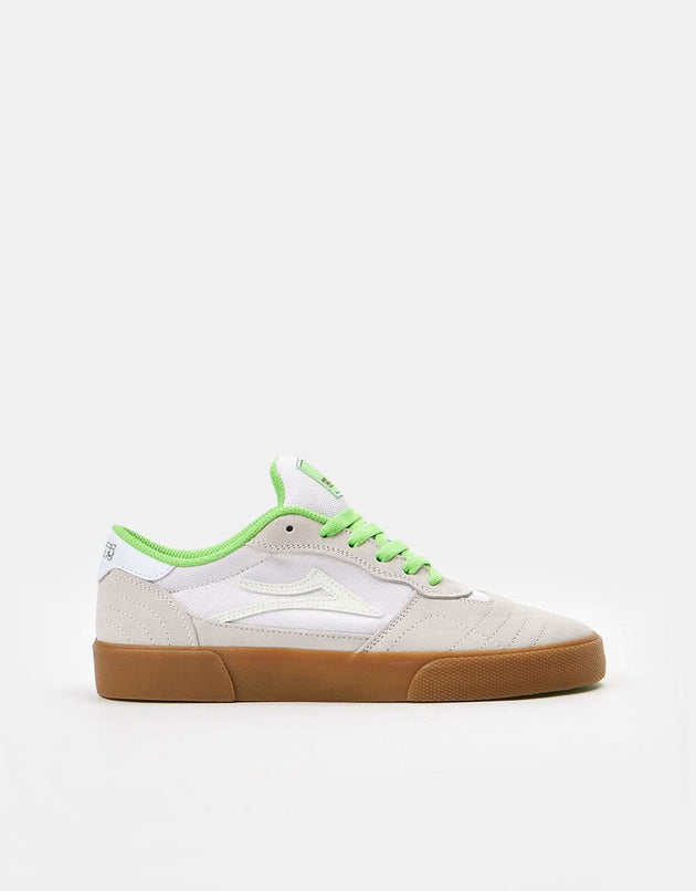 Lakai x Girl ¡Sí, claro! Zapatos de skate Cambridge - Ante blanco/verde UV