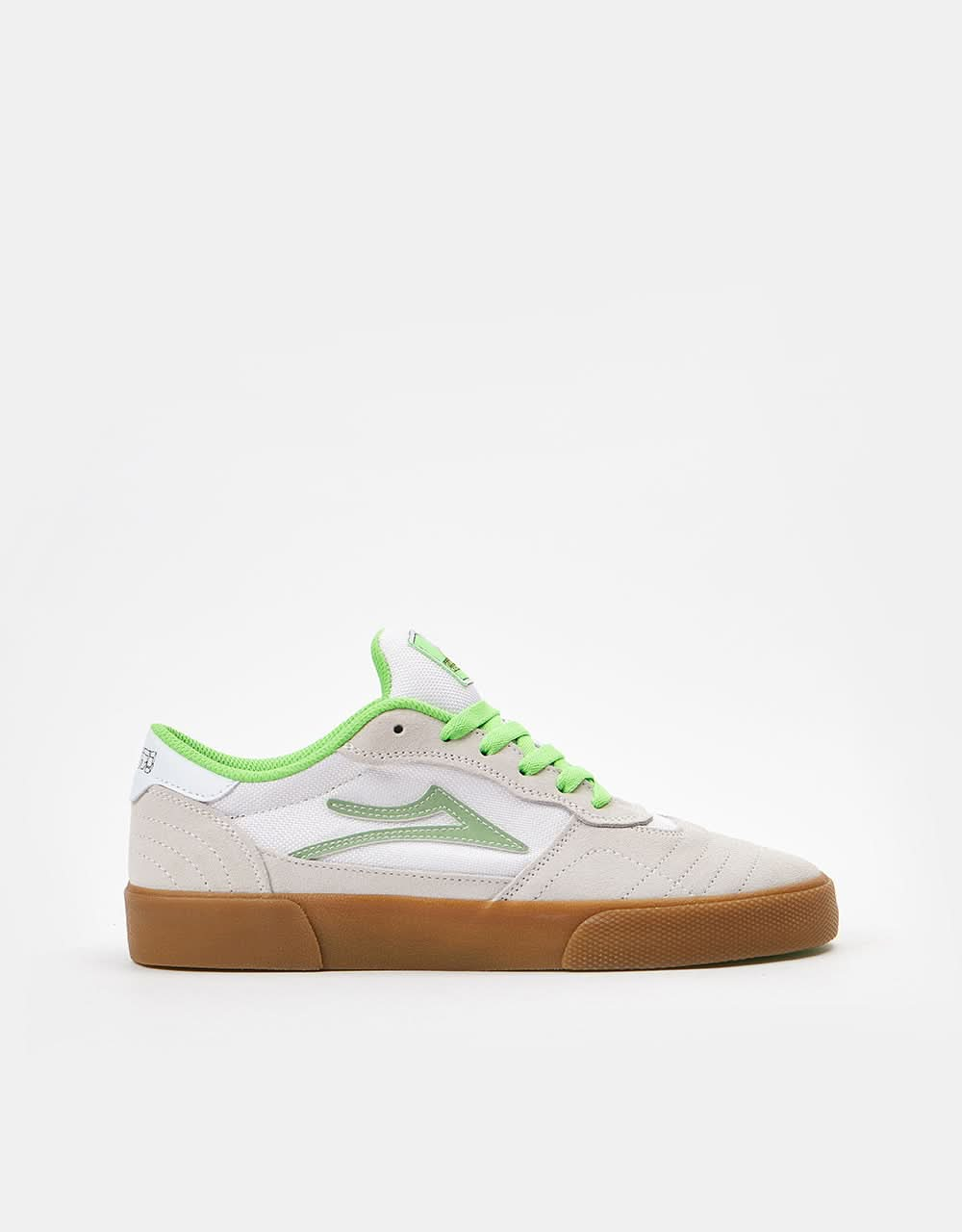 Lakai x Girl Ouais, c'est vrai ! Chaussures de skate Cambridge - Daim blanc/vert UV