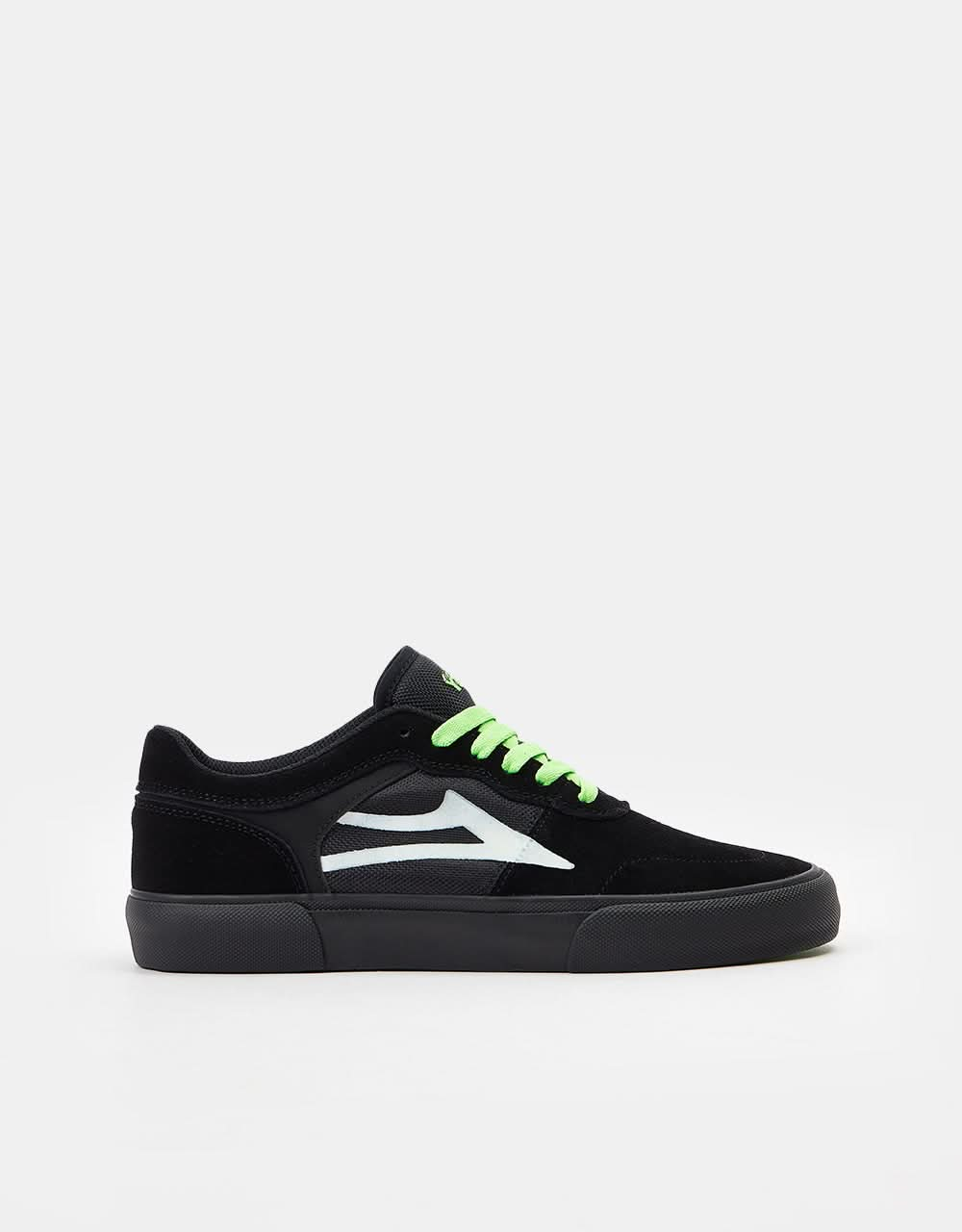 Lakai x Girl Sì, giusto! Scarpe da skate Staple - Pelle scamosciata nera/verde UV