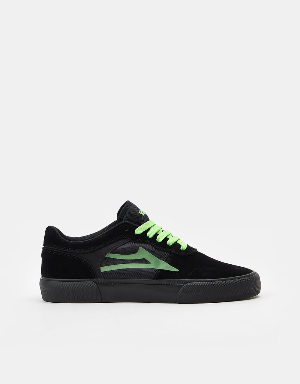 Lakai x Girl Ouais, c'est vrai ! Chaussures de skate Staple - Daim noir/vert UV