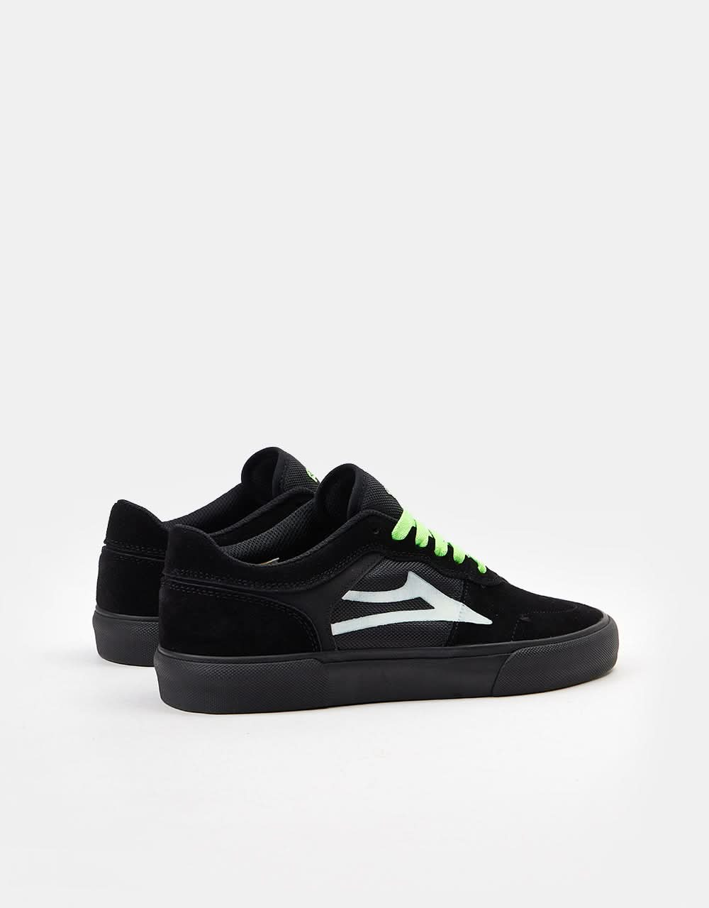 Lakai x Girl Sì, giusto! Scarpe da skate Staple - Pelle scamosciata nera/verde UV