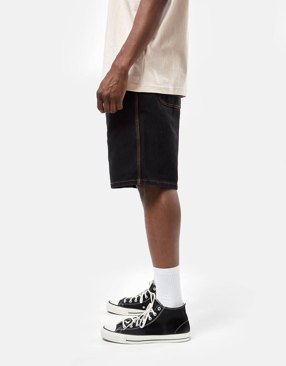 Butter Goods Wizard Denim Short - Washed Black