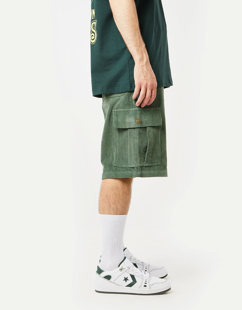 Butter Goods Corduroy Cargo Short - Foliage