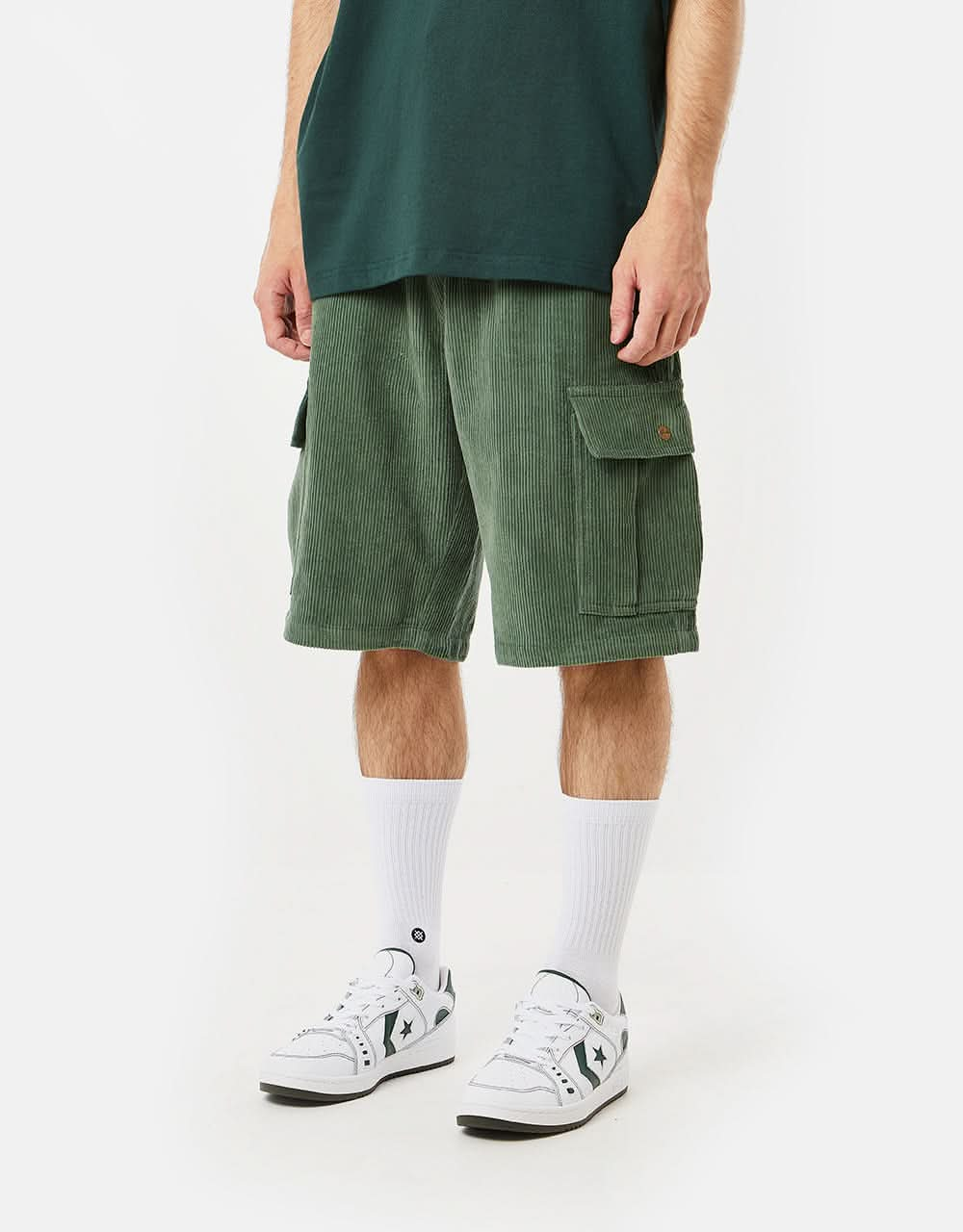 Butter Goods Corduroy Cargo Short - Foliage