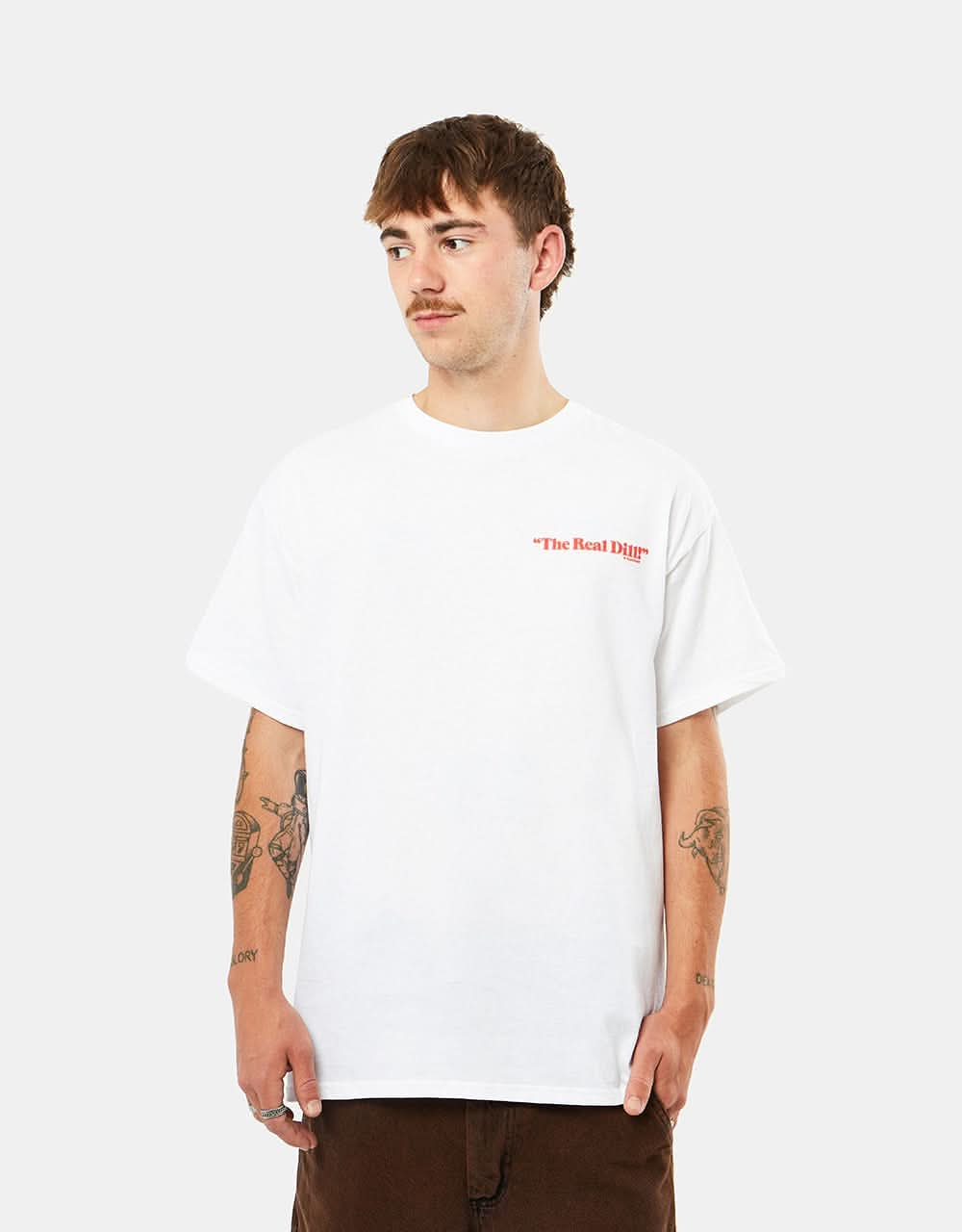 Playdude Real Dill T-Shirt - White