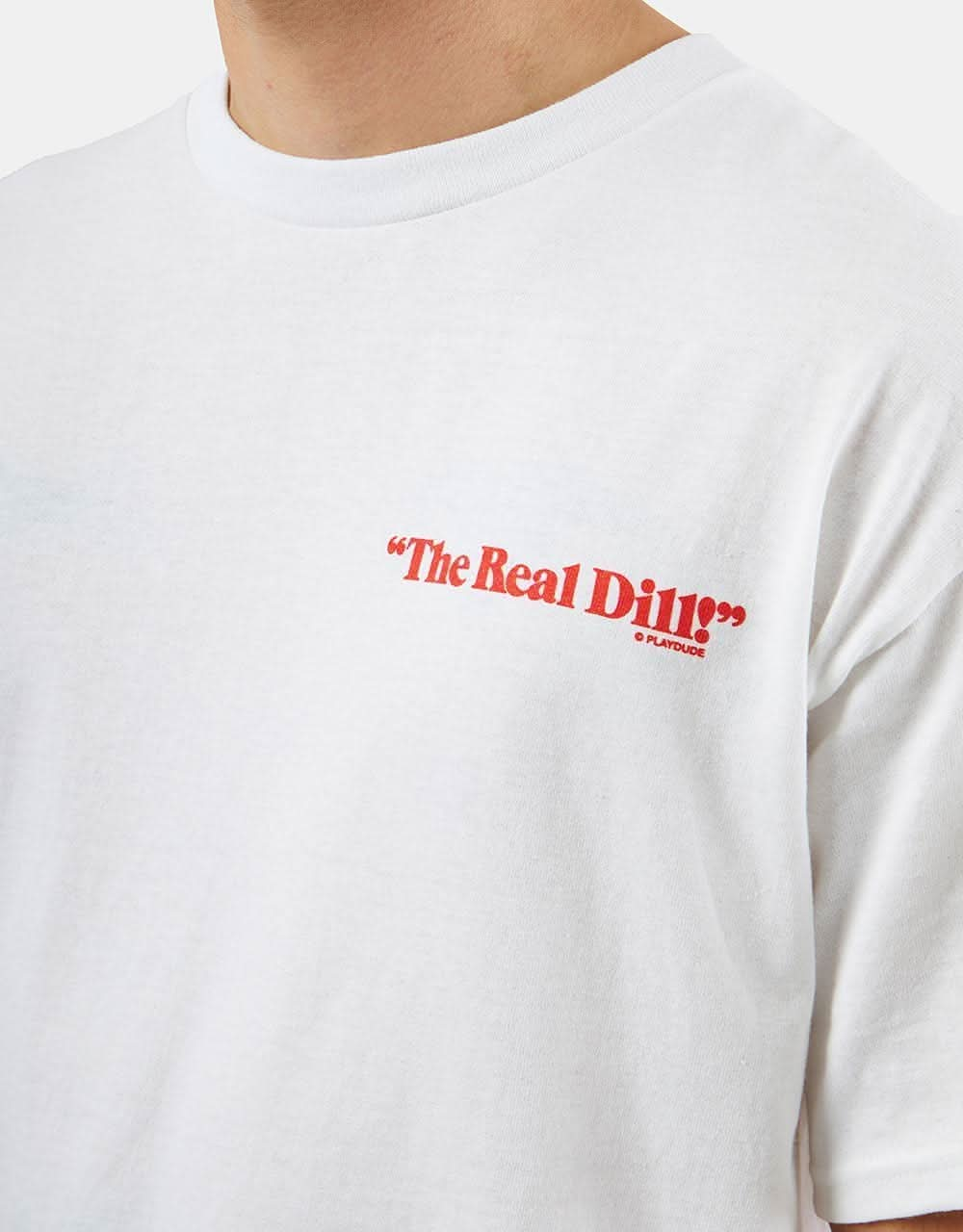 Playdude Real Dill T-Shirt - White