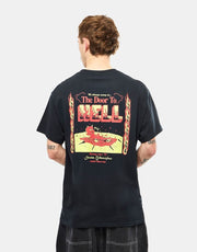 Playdude Door To Hell T-Shirt - Black