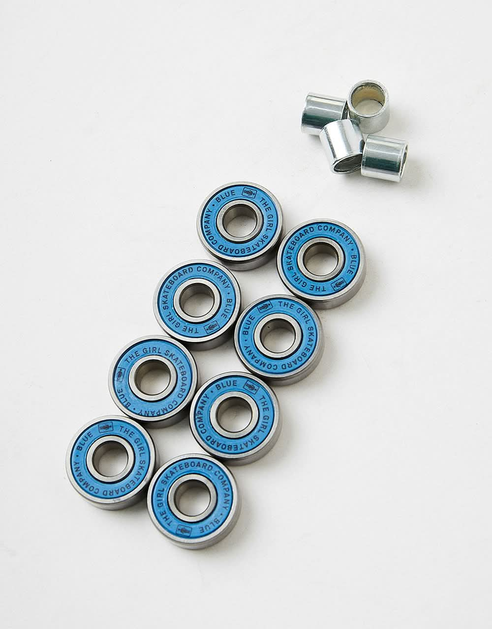 Girl Blue ABEC 3 Skateboard Bearings