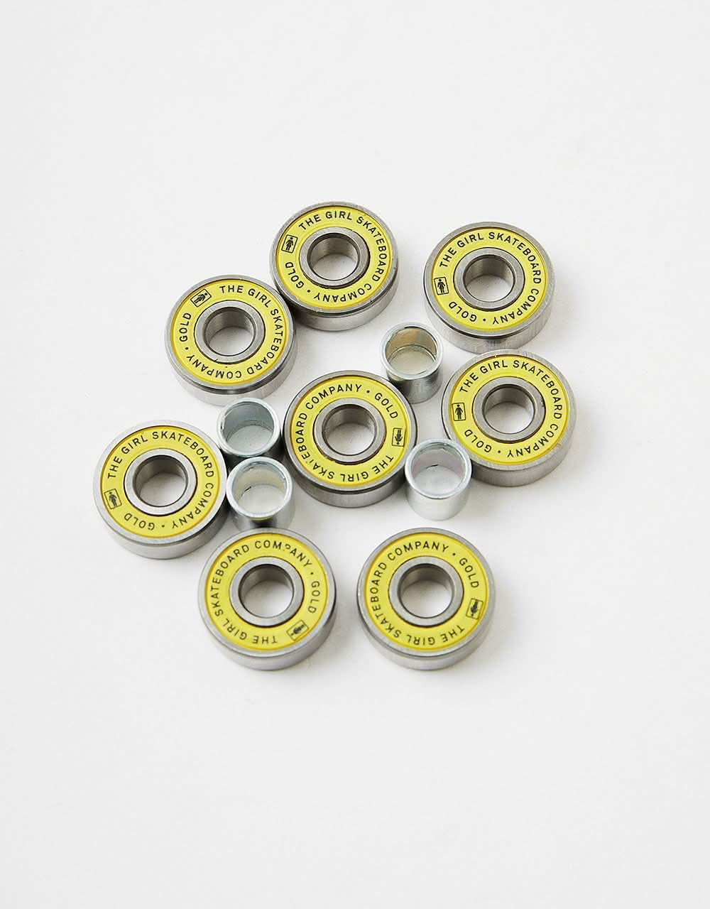 Girl Gold ABEC 7 Skateboard Bearings