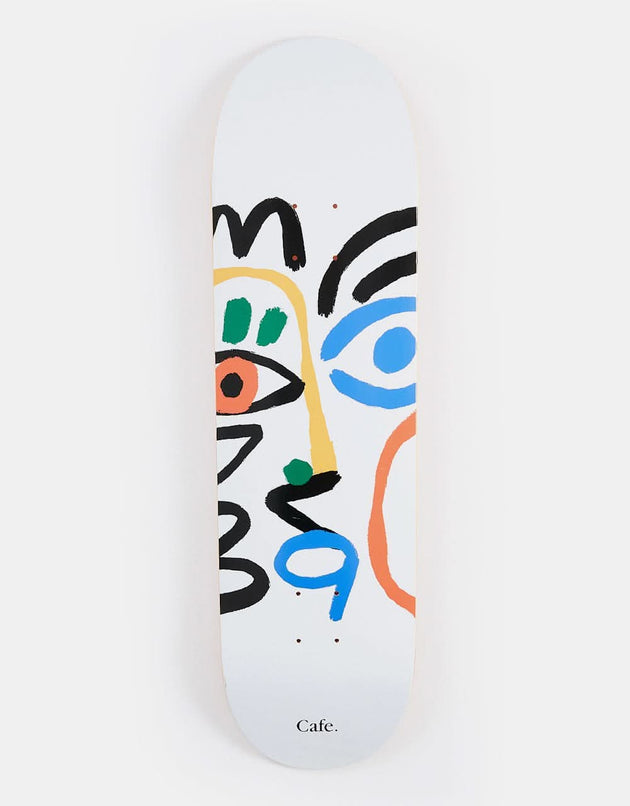 Skateboard Café "Marcello" Skateboard Deck - White