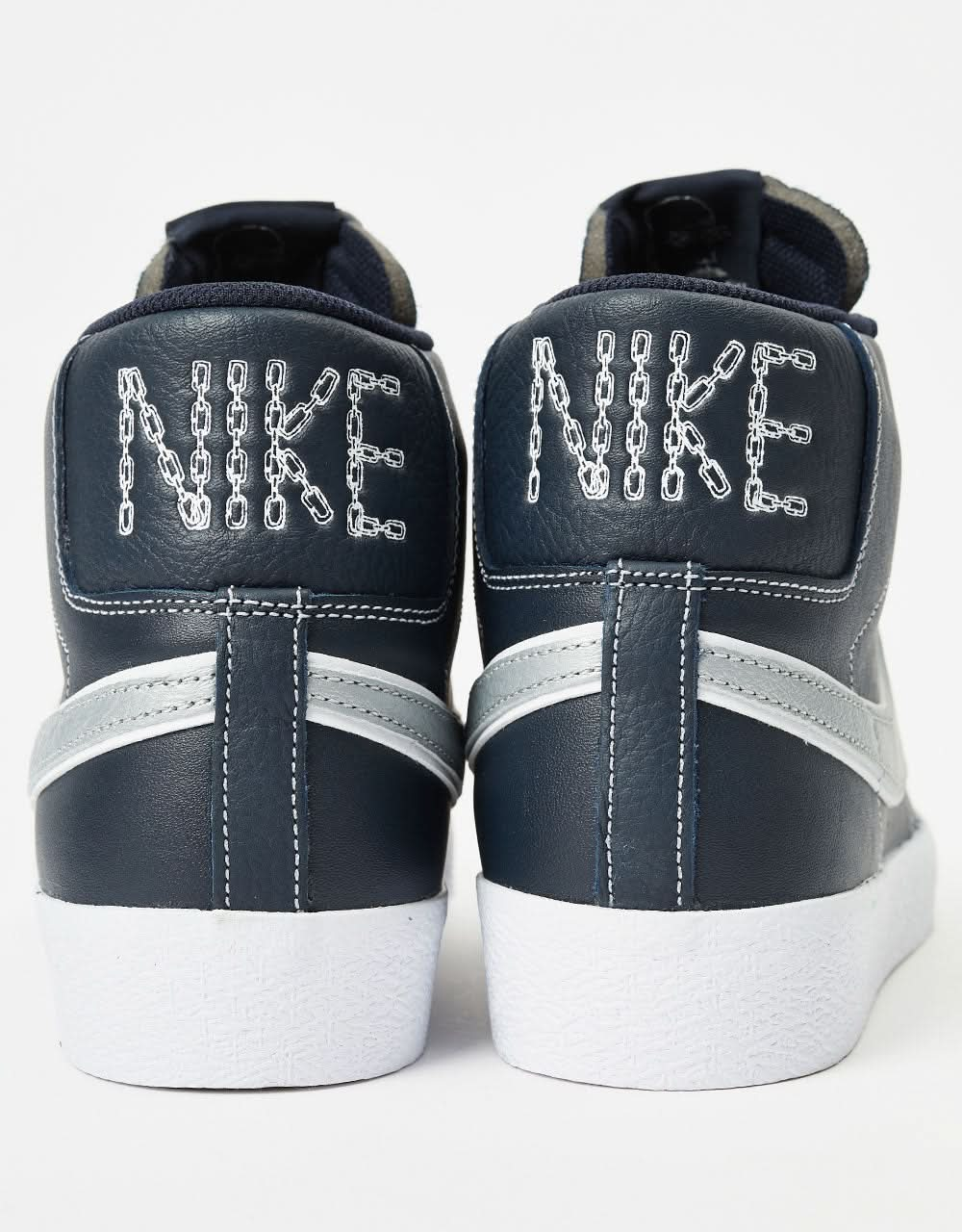 Scarpe da skate Nike SB 'Mason Silva' Zoom Blazer Mid QS - Blu annerito/Grigio lupo-Annerito