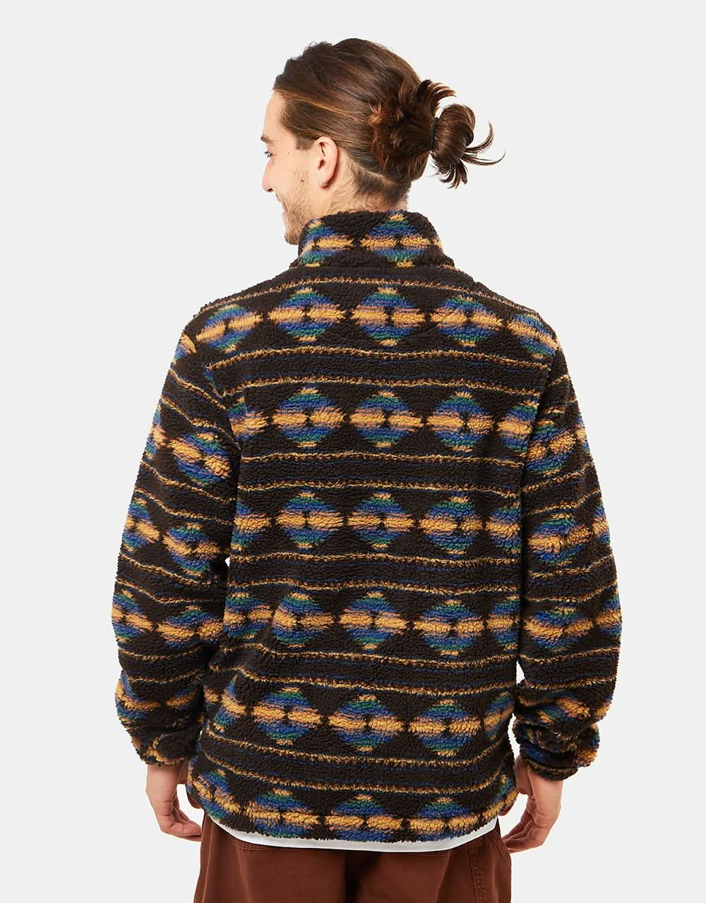 Route One Kinley Fleece - Capuccino/Blue