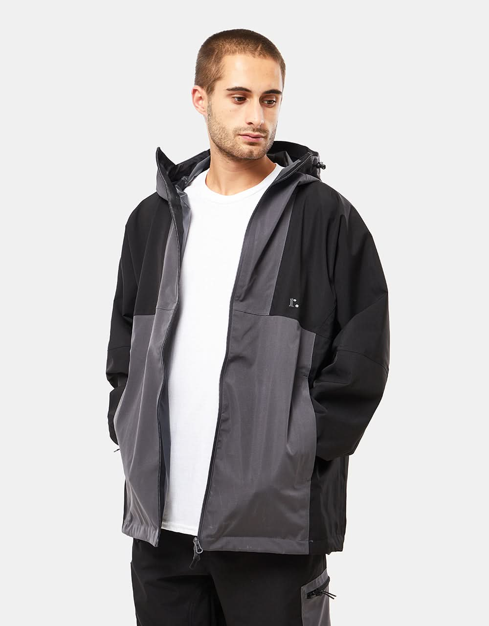 Route One Explorer Jacket - Black/Charcoal