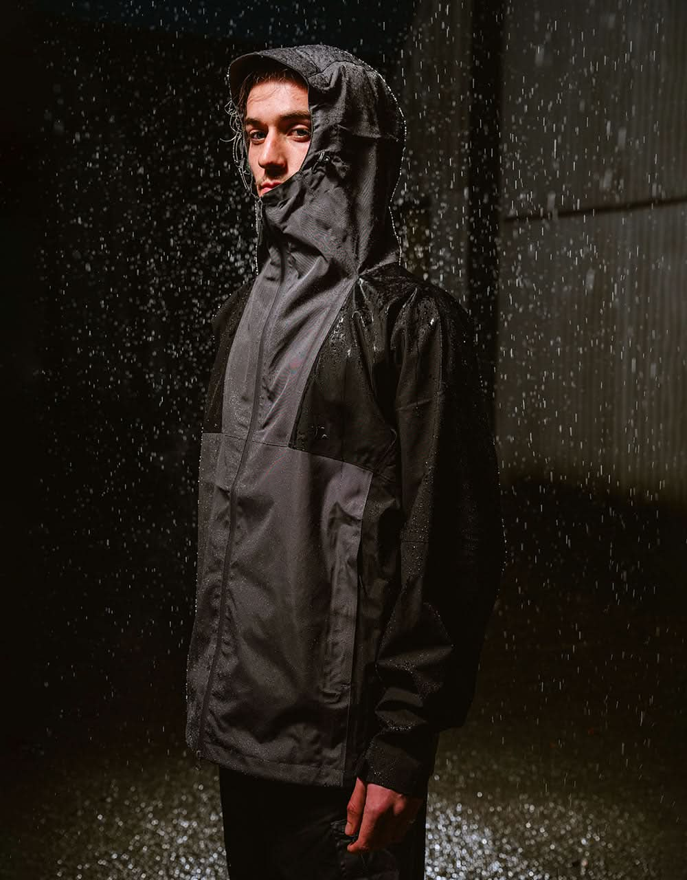 Route One Explorer Jacket - Black/Charcoal