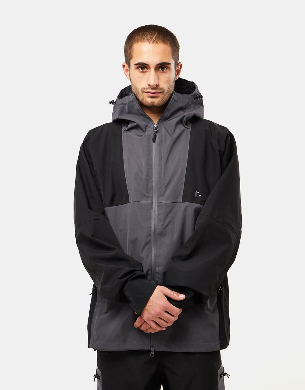 Route One Explorer Jacket - Black/Charcoal