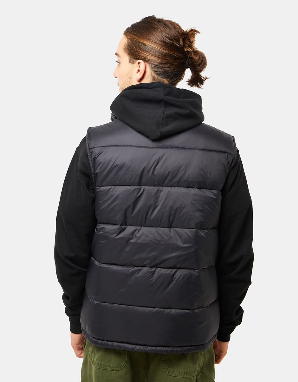 Route One Classic Puffer Gilet - Black