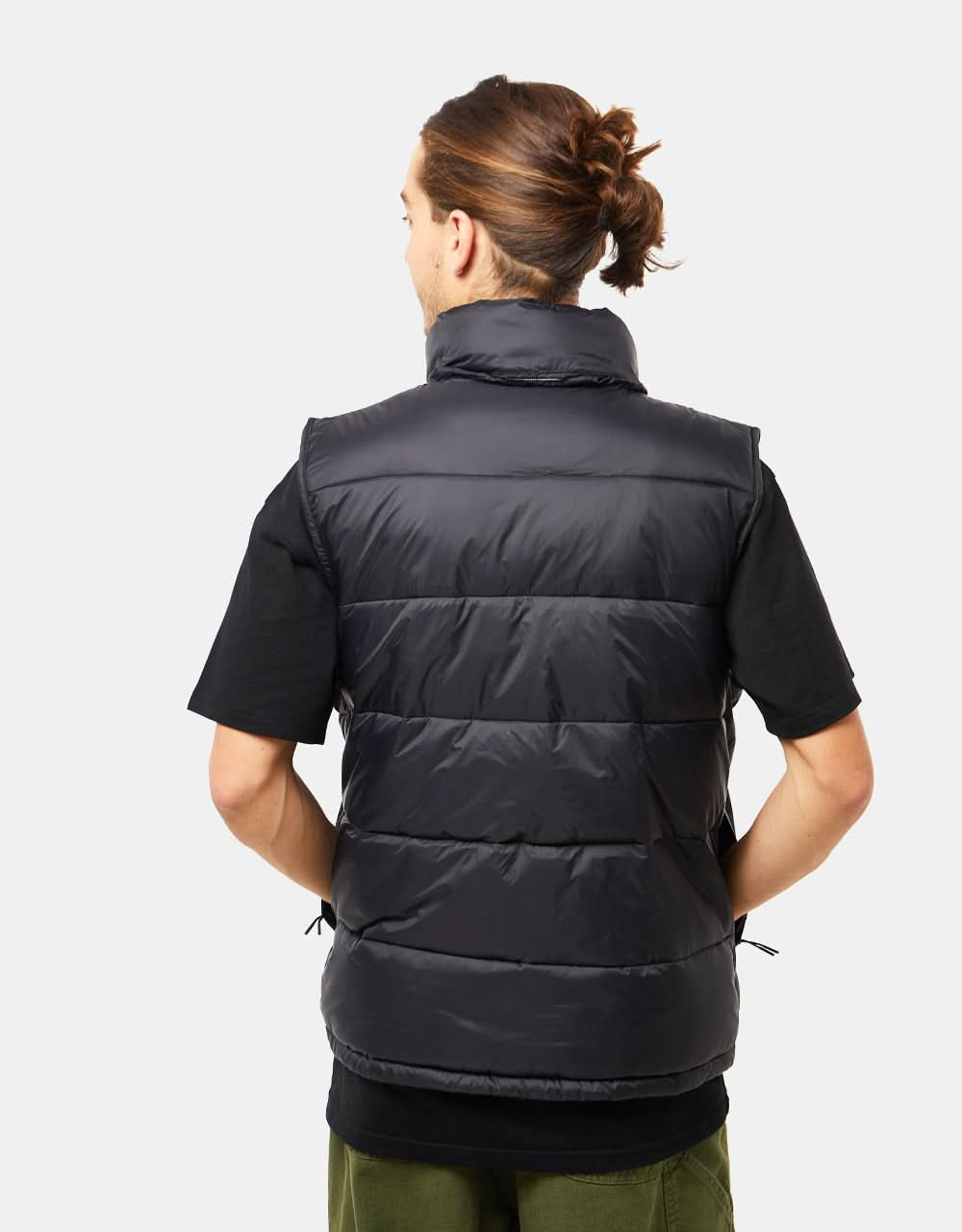 Route One Classic Puffer Gilet - Black